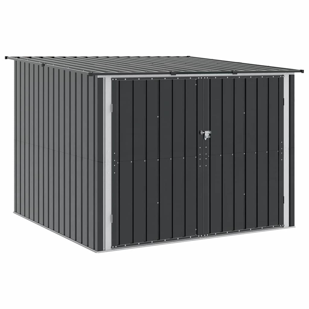 Sykkelskjul 3 pcs Antrasitt 216 x 207 x 158 cm Metall