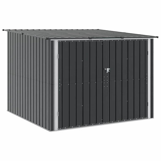 Sykkelskjul 3 pcs Antrasitt 216 x 207 x 158 cm Metall