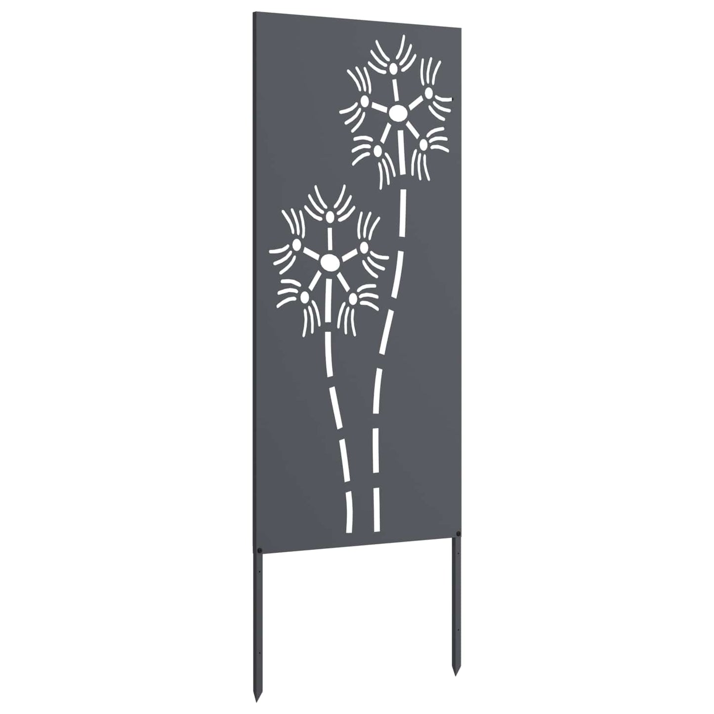 Hageprivat skjerm Fretwork Antrasitt 50 x 140 cm Kaldvalsestål