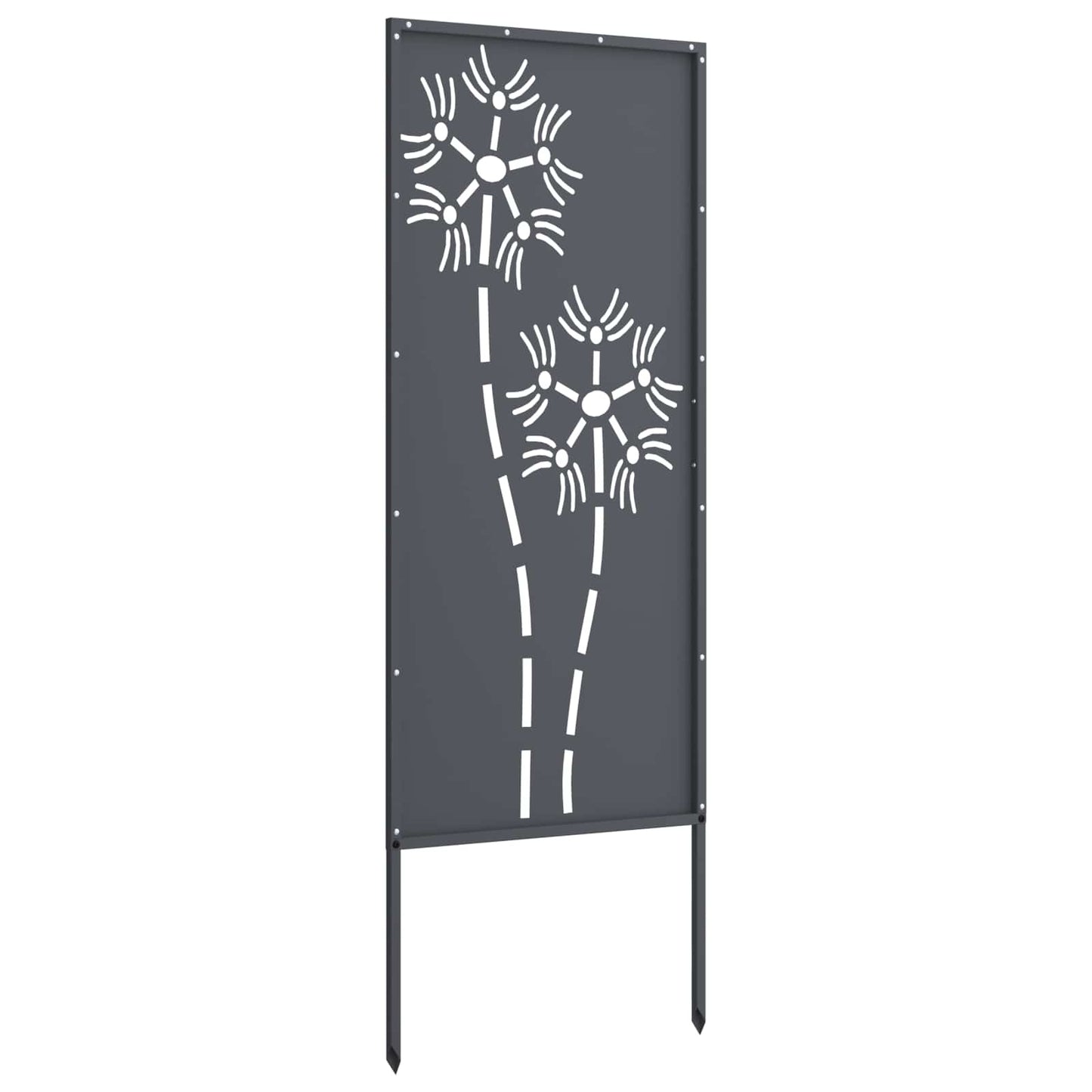 Hageprivat skjerm Fretwork Antrasitt 50 x 140 cm Kaldvalsestål