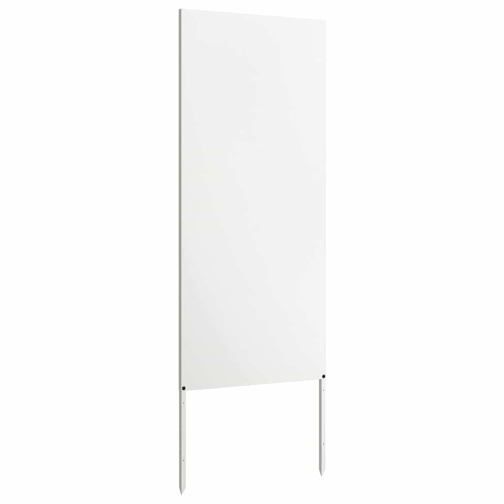 Hageprivat skjerm Fretwork Hvit 50 x 140 cm Kaldvalsestål