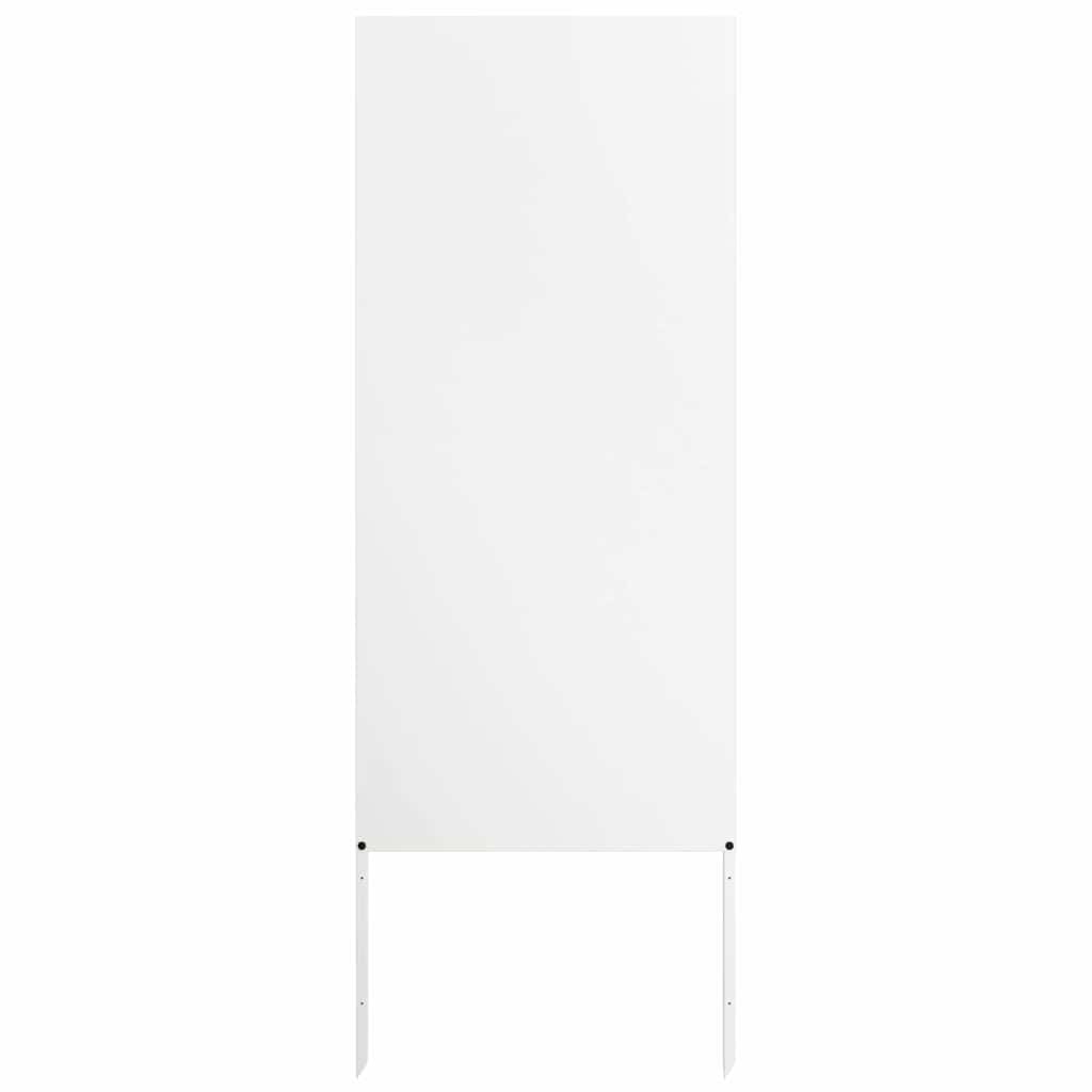 Hageprivat skjerm Fretwork Hvit 50 x 140 cm Kaldvalsestål