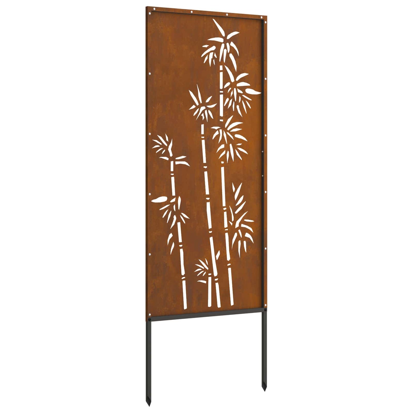 Hageprivat skjerm Blomster Rusten 50 x 140 cm Cortenstål