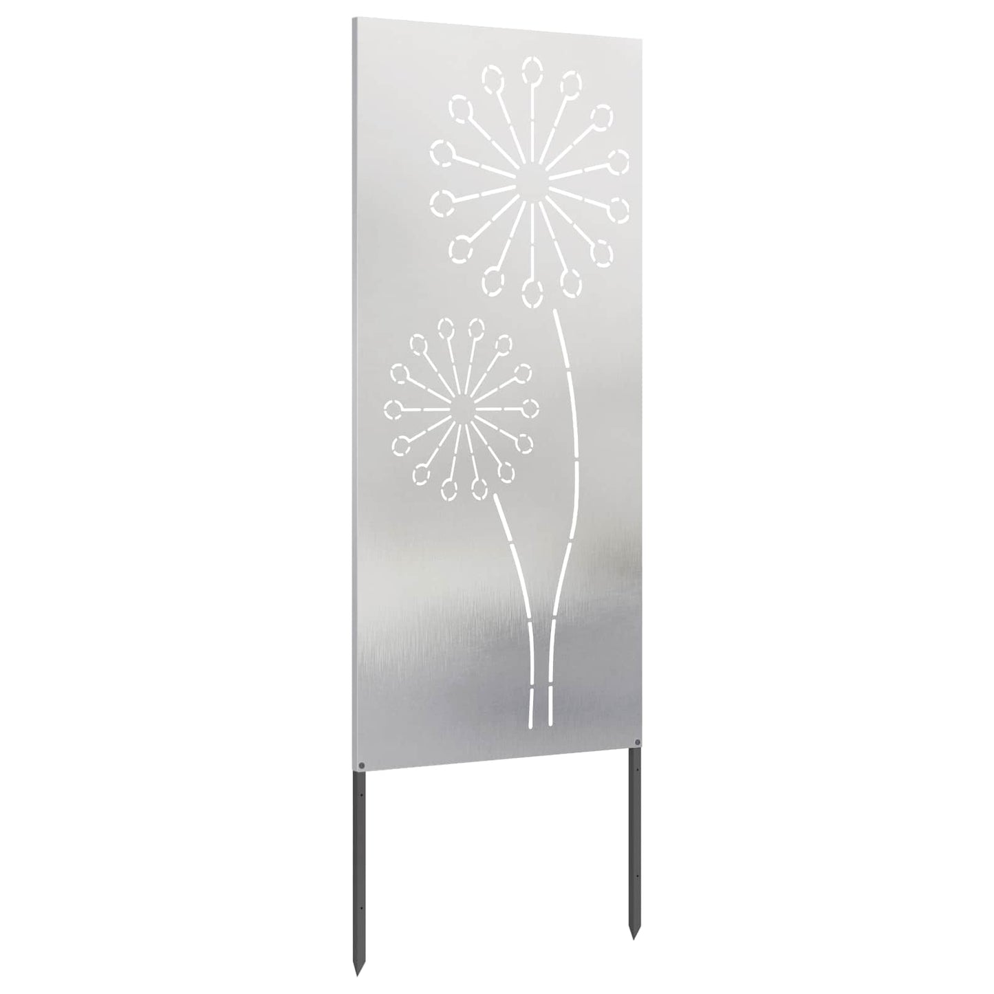 Hageprivat skjerm Fretwork sølv 50 x 140 cm Rustfritt stål