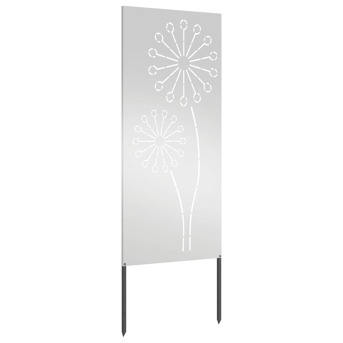 Hageprivat skjerm Fretwork sølv 50 x 140 cm Galvanisert stål