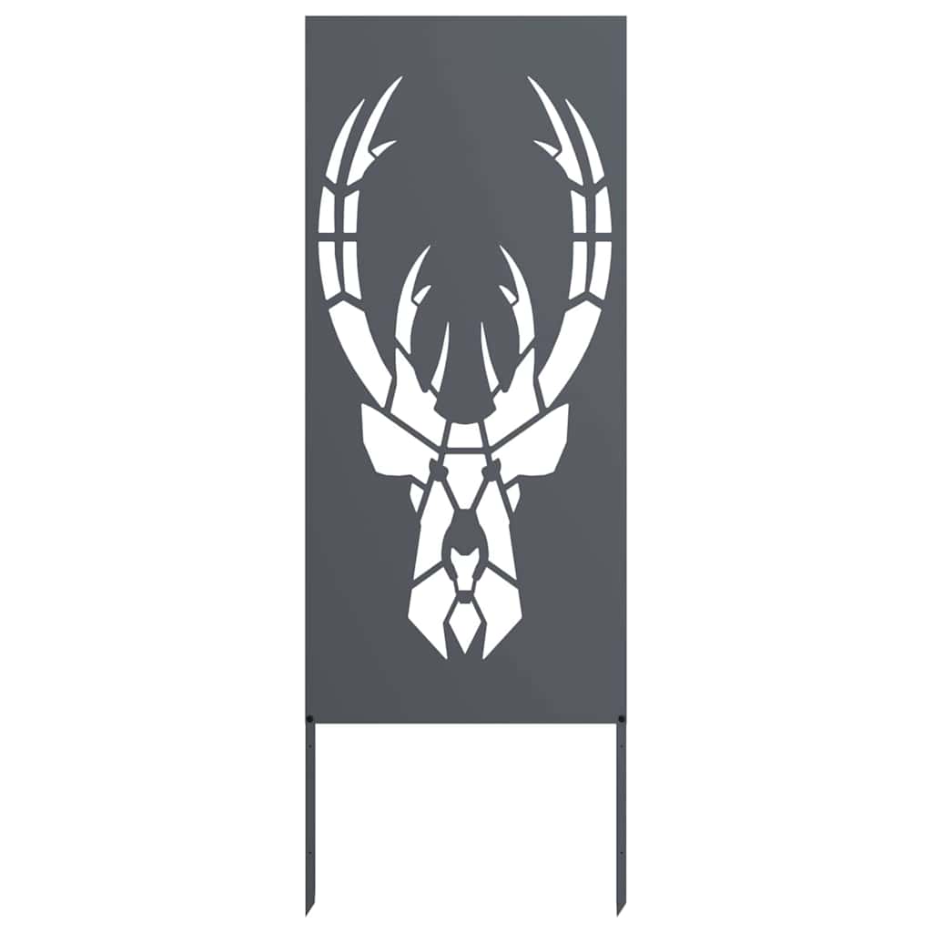 Hageprivat skjerm Dyretrykk Antrasitt 50 x 140 cm Kaldvalsestål