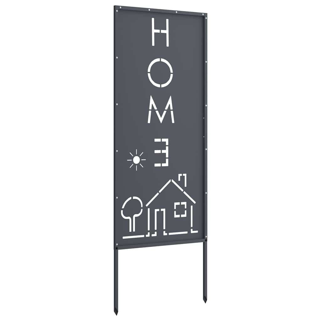 Hageprivat skjerm Fretwork Antrasitt 50 x 140 cm Kaldvalsestål