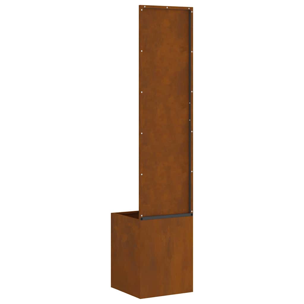 Hageprivat skjerm Fretwork Rusten 32 x 150 cm Cortenstål