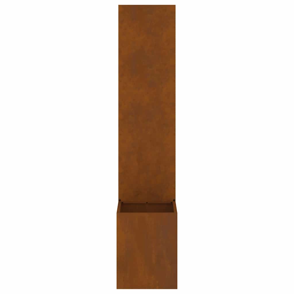 Hageprivat skjerm Fretwork Rusten 32 x 150 cm Cortenstål