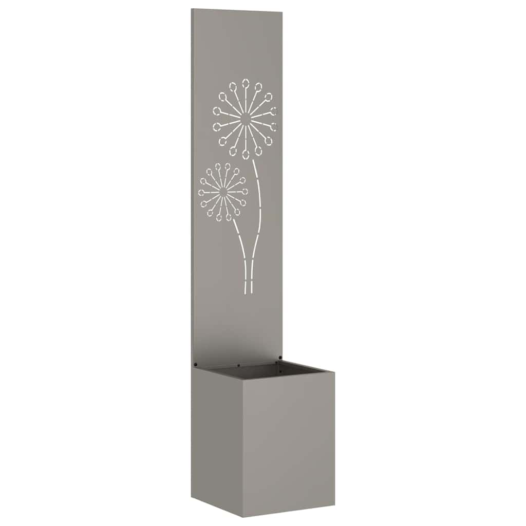 Hageprivat skjerm Fretwork Rusten 32 x 32 x 150 cm Cortenstål