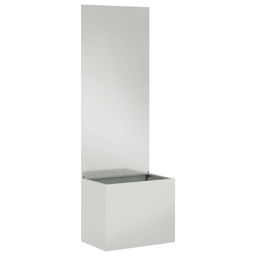Hageprivat skjerm sølv 50 x 32 x 150 cm Galvanisert stål