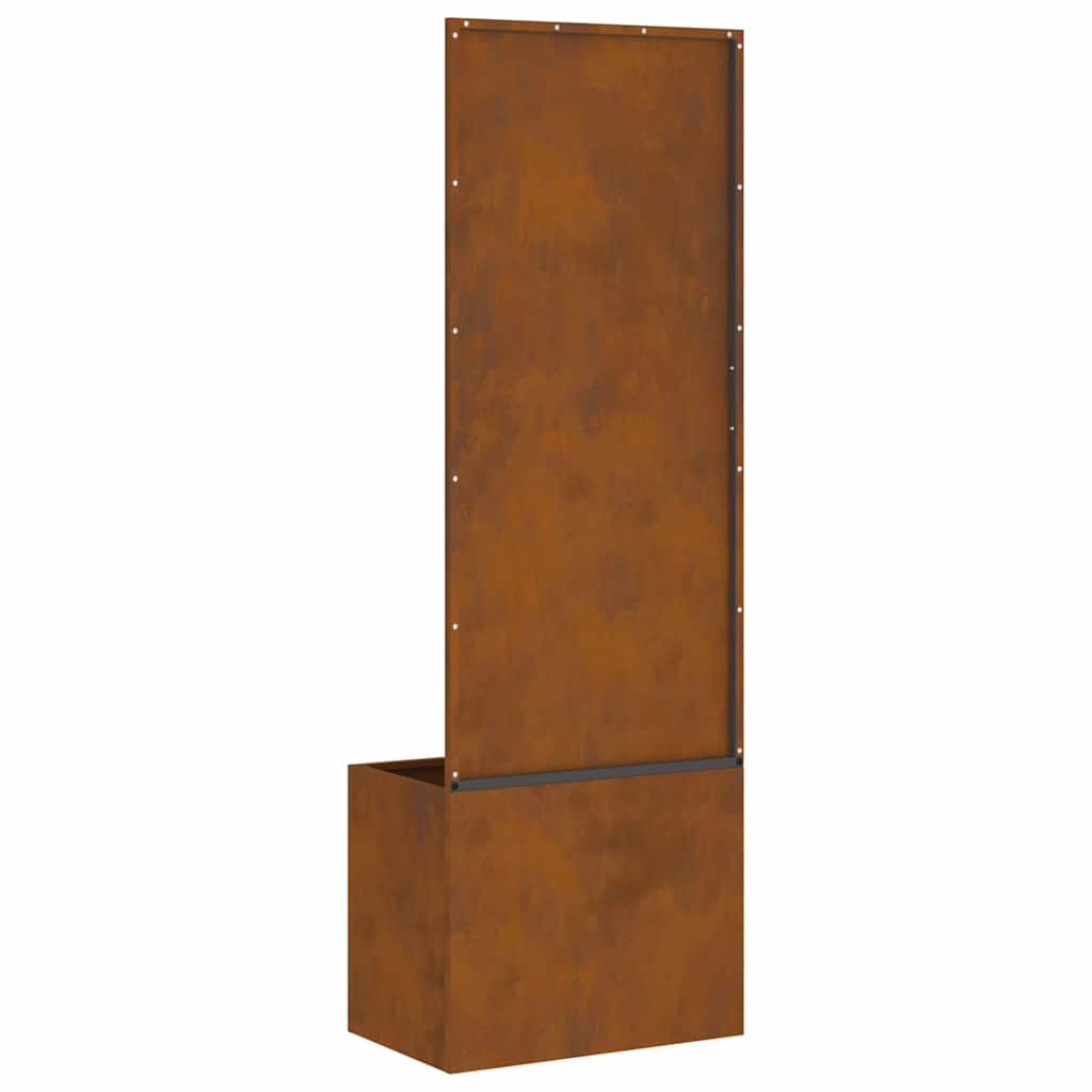 Hageprivat skjerm Fretwork Rusten 50 x 32 x 150 cm Cortenstål