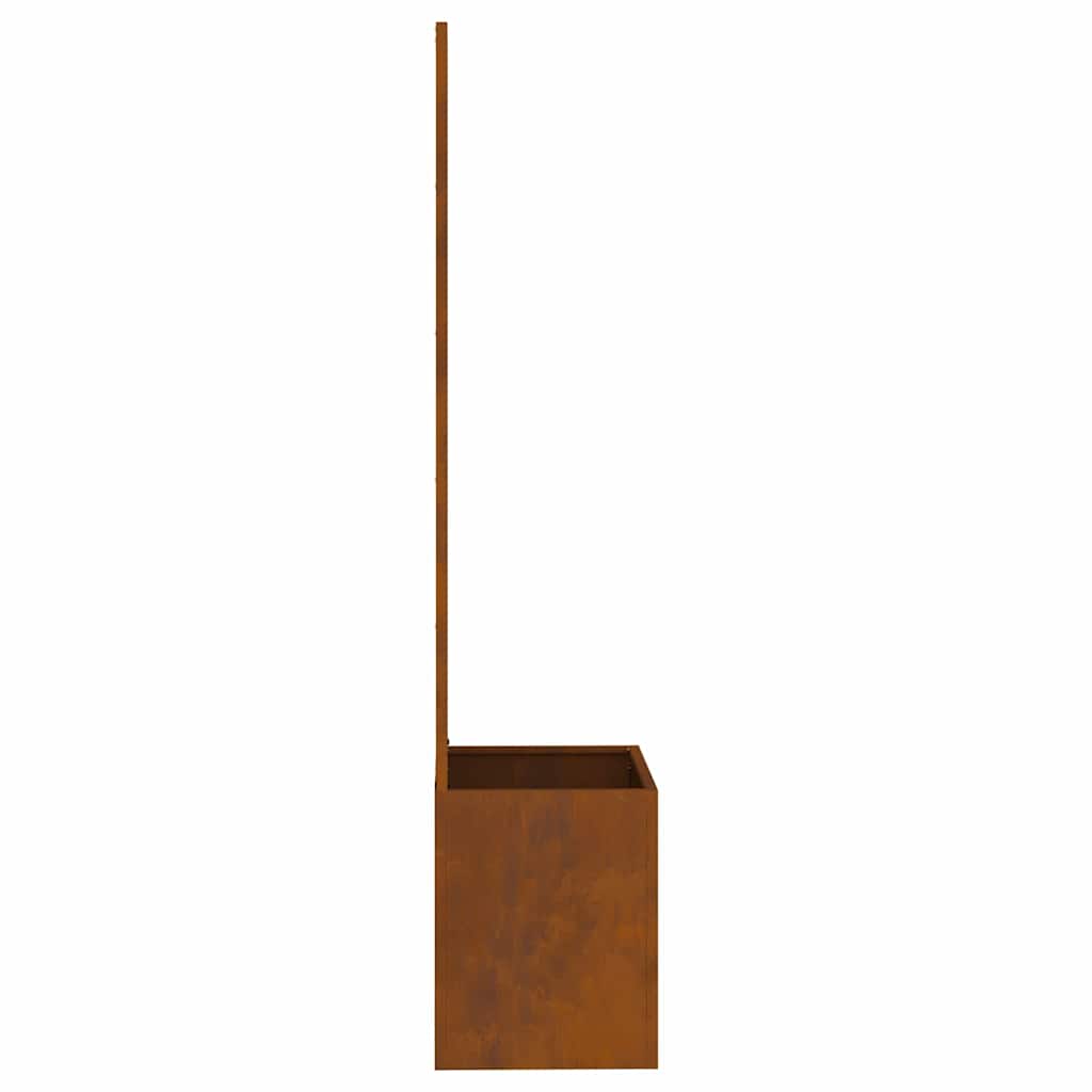 Hageprivat skjerm Fretwork Rusten 50 x 32 x 150 cm Cortenstål