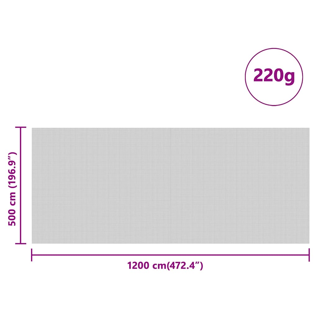 Silotrekk grønn 12 x 5 m HDPE