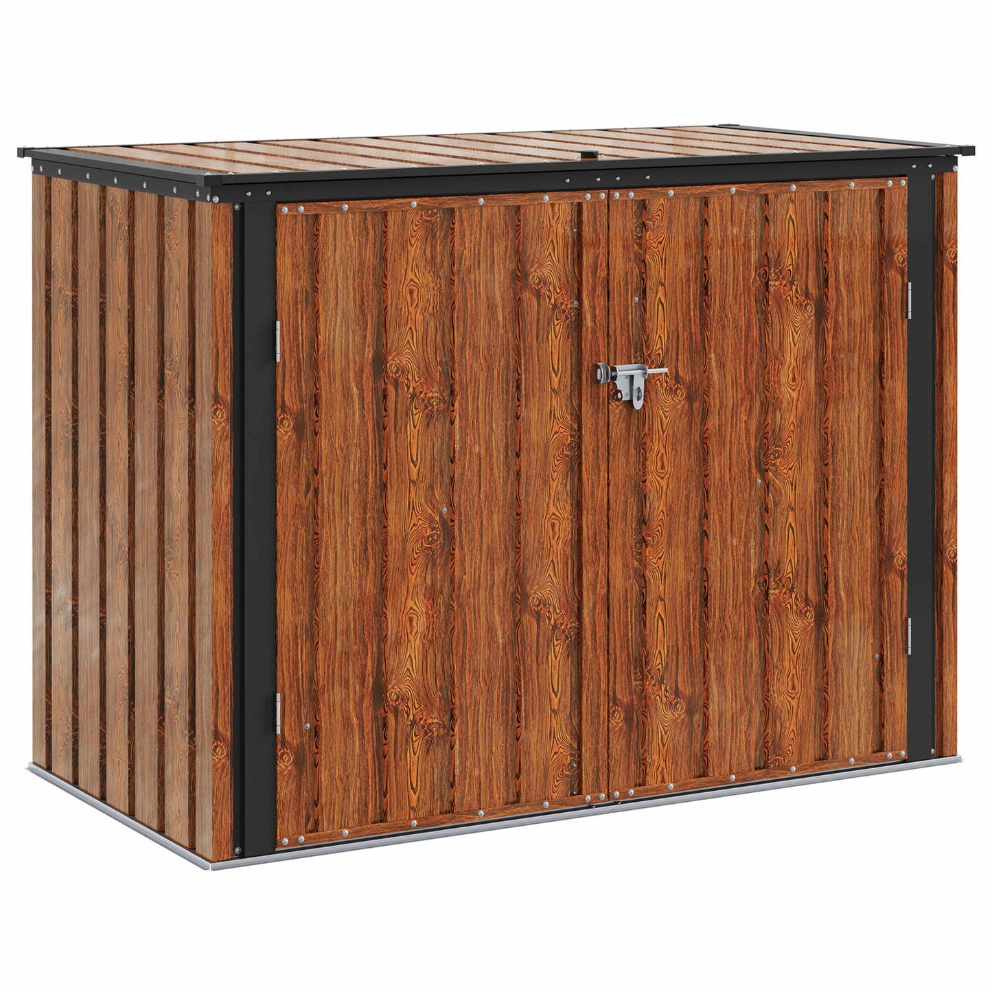 Hage Lagringsboks Brun 151,5 x 82 x 110,5 cm Stål