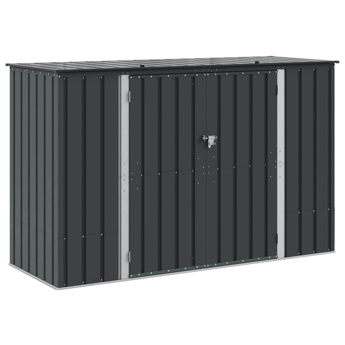 Hage Lagringsboks Svart 214 x 82 x 132 cm Stål