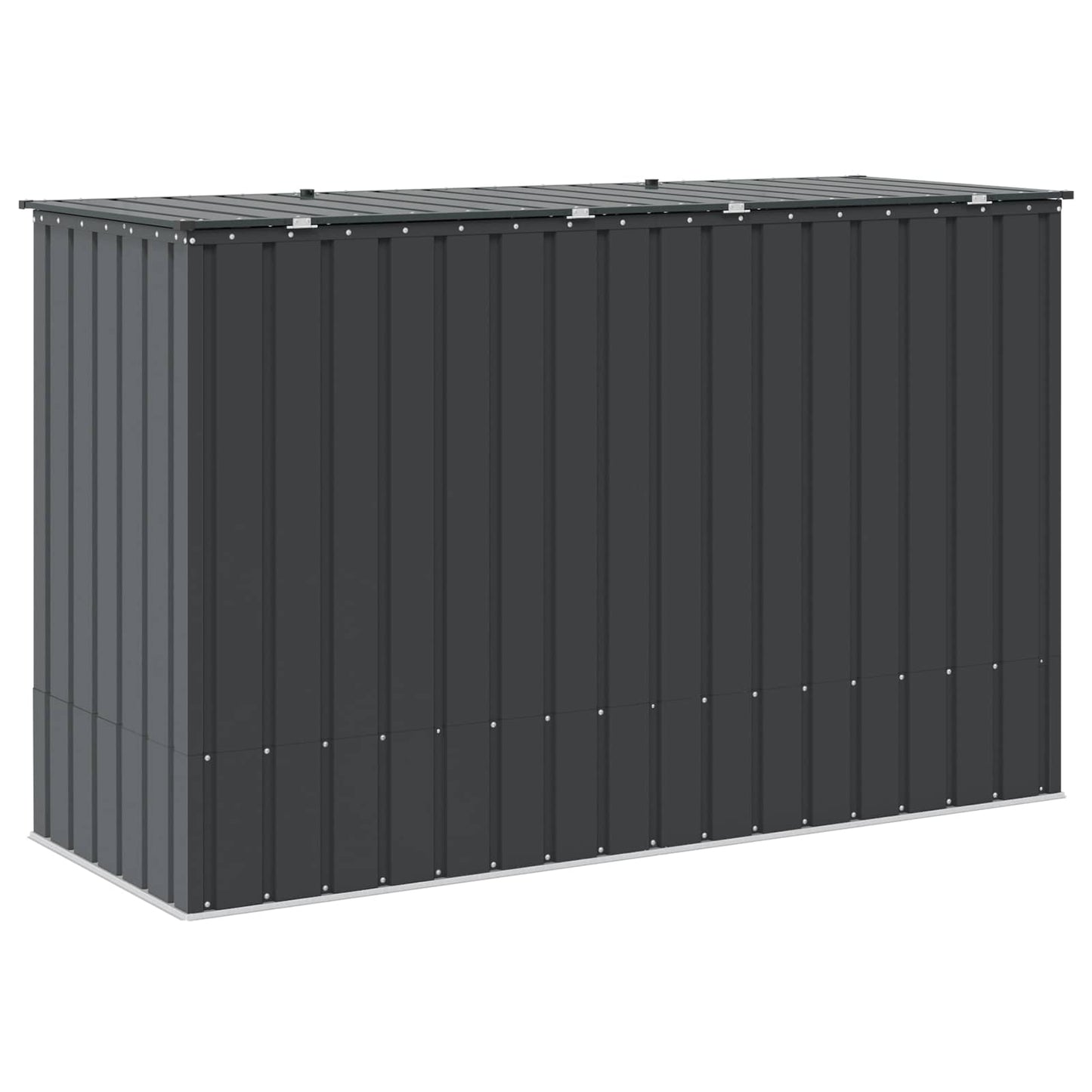 Hage Lagringsboks Svart 214 x 82 x 132 cm Stål