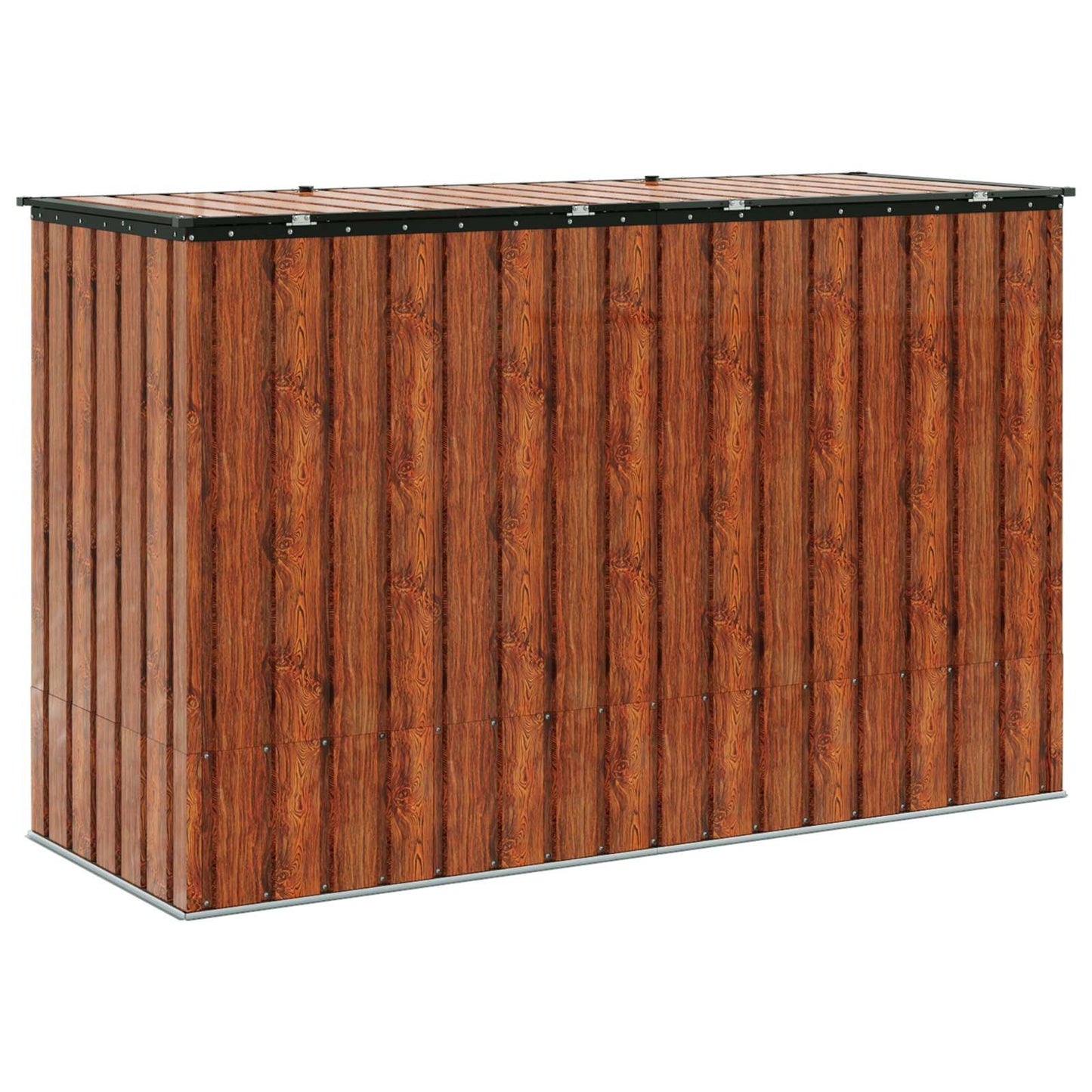 Hage Lagringsboks Brun 214 x 82 x 132 cm Stål