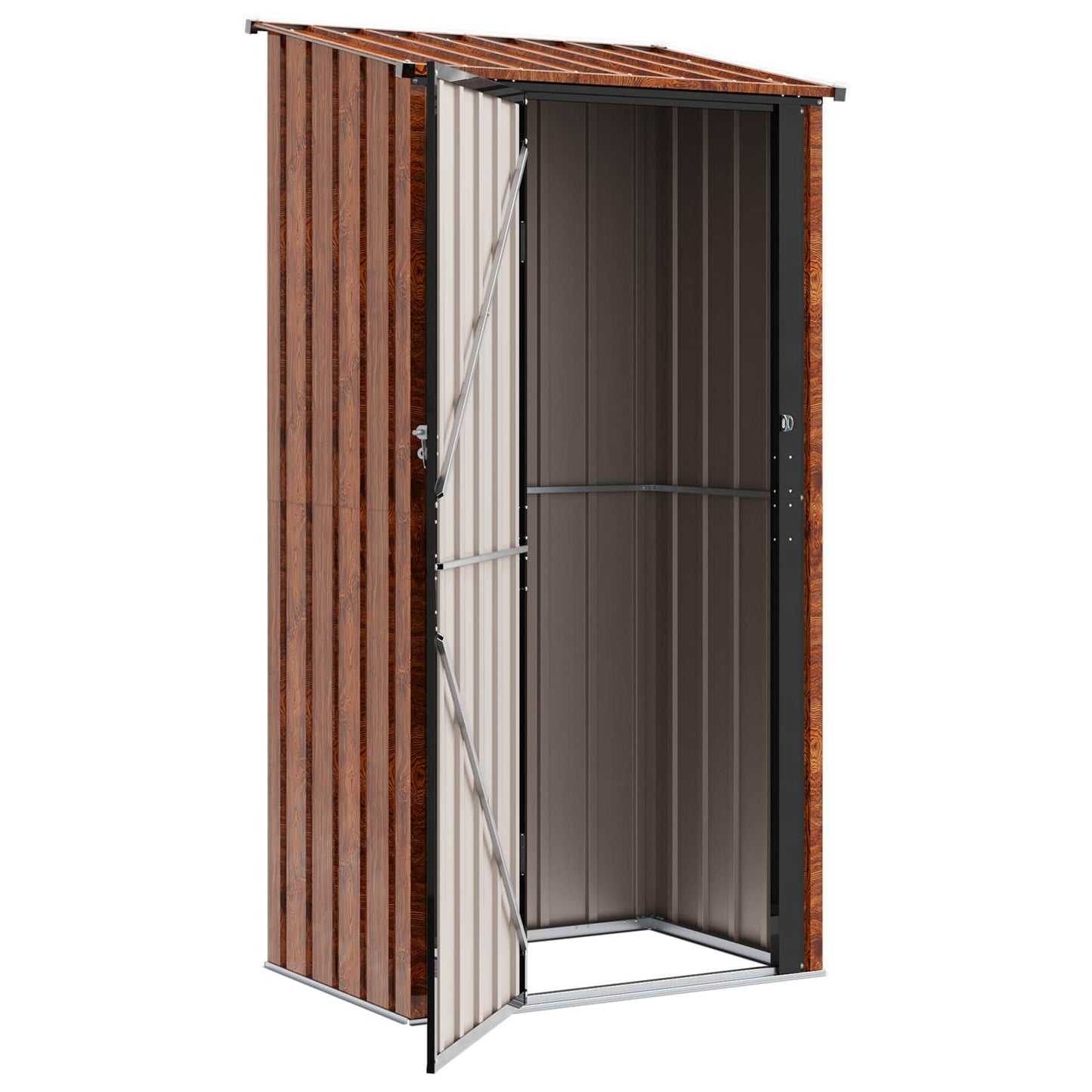 Hageskur Brun 103 x 74 x 200 cm Metall