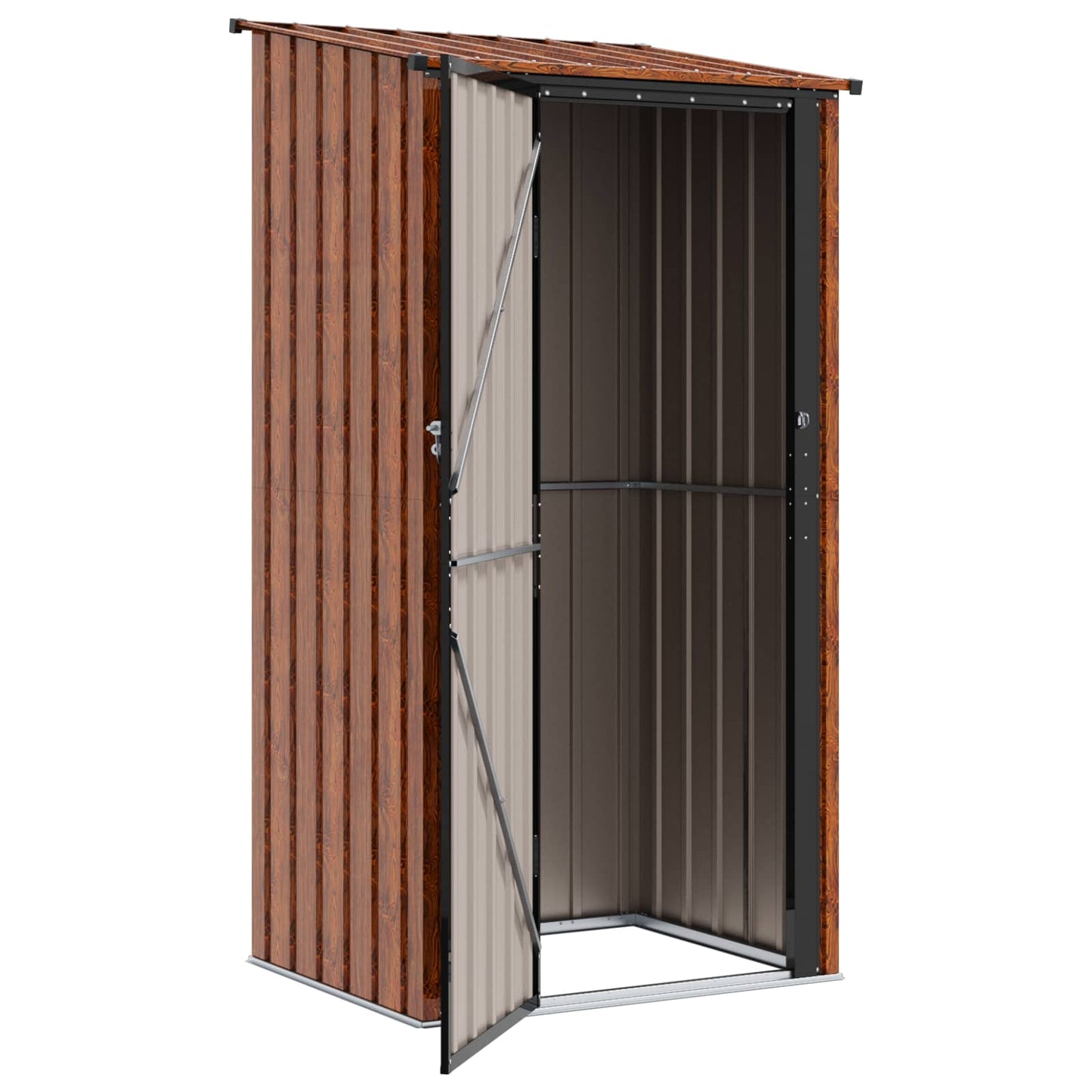 Hageskur Brun 103 x 86 x 200 cm Metall