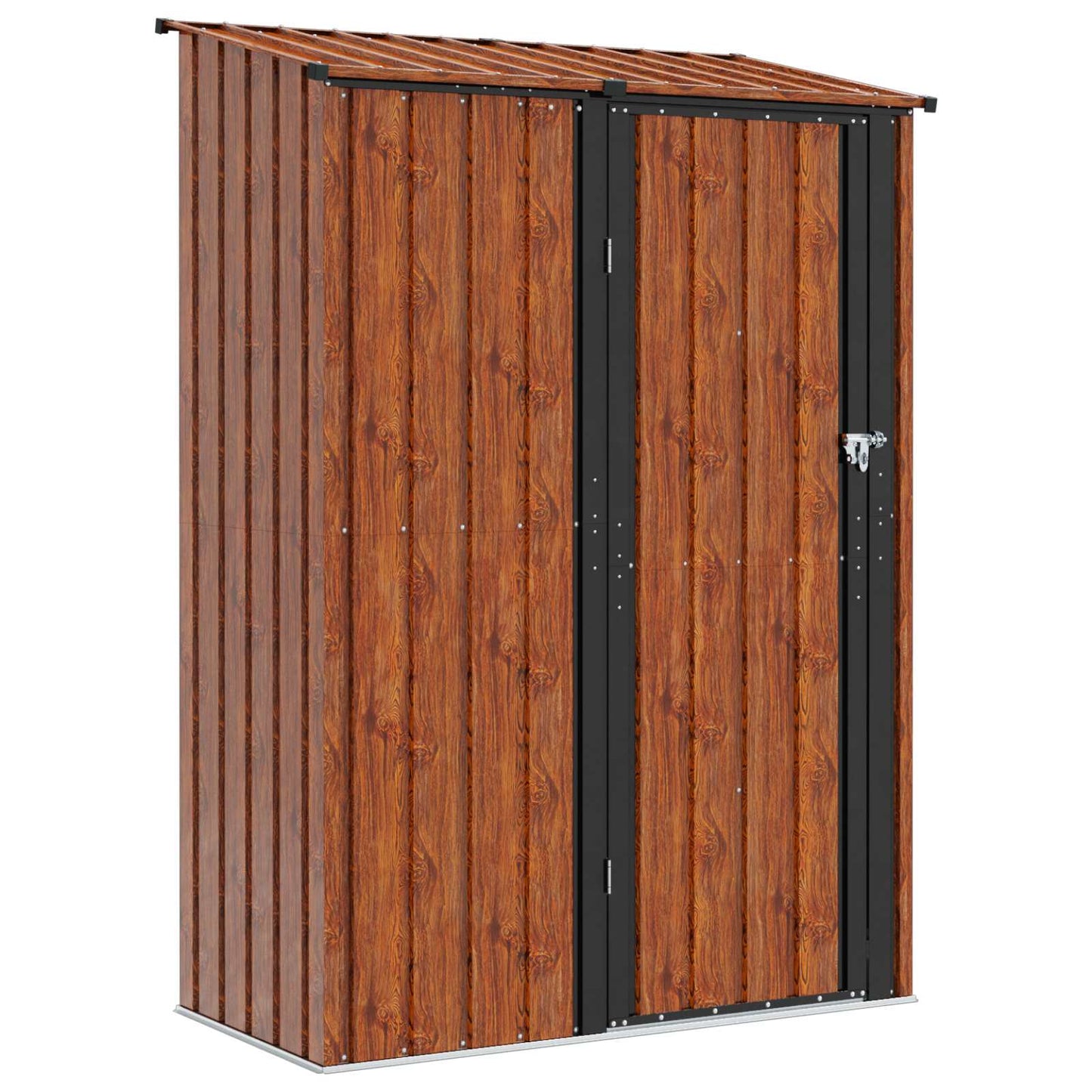 Hageskur Brun 140,5 x 74 x 200 cm Metall