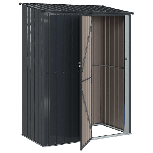 Hageskur Antrasitt 153,5 x 86 x 200 cm Metall
