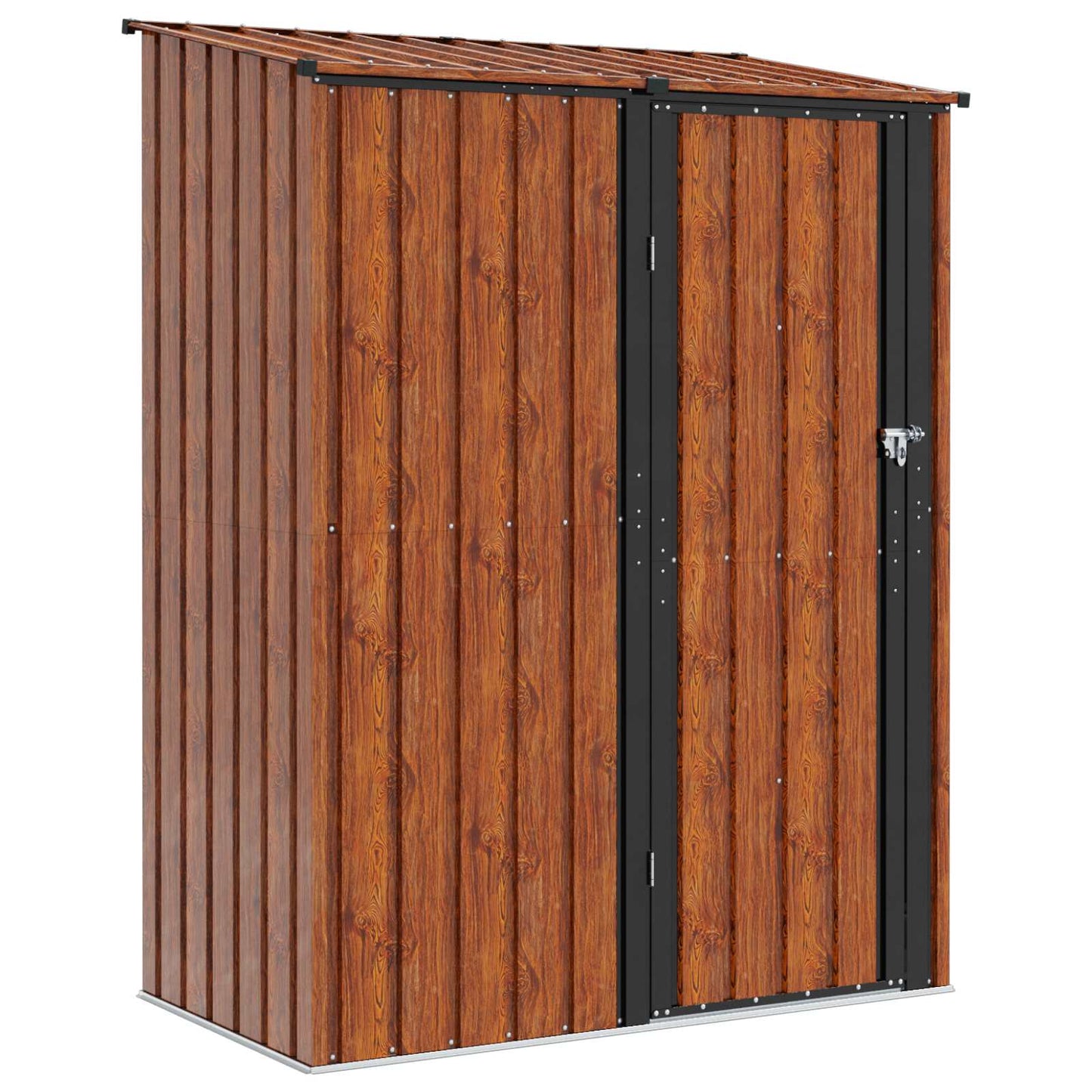 Hageskur Brun 153,5 x 86 x 200 cm Metall