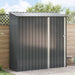 Hageskur Antrasitt 203,5 x 73 x 200 cm Metall