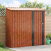 Hageskur Brun 203,5 x 73 x 200 cm Metall