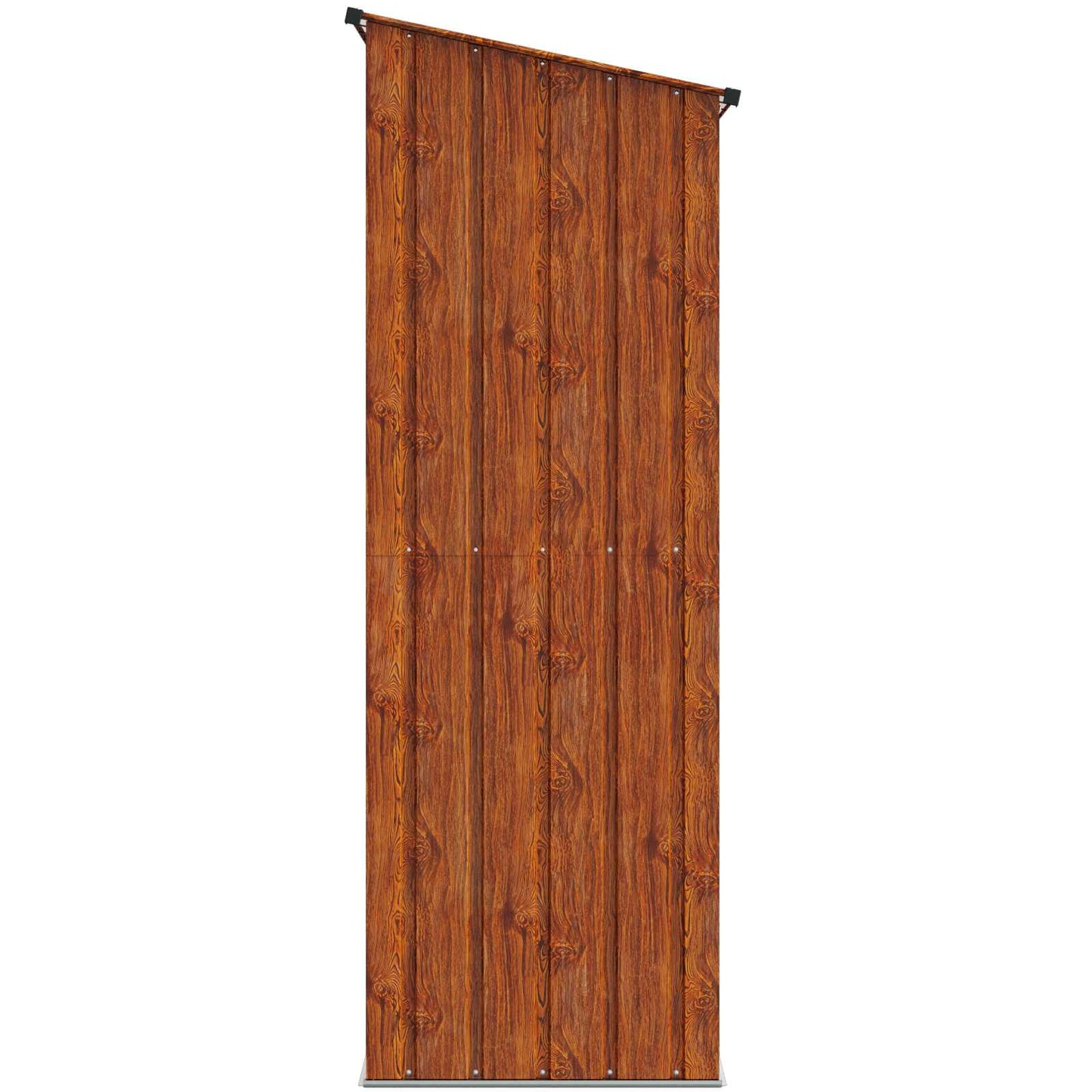 Hageskur Brun 203,5 x 73 x 200 cm Metall