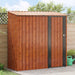 Hageskur Brun 203 x 85,5 x 200 cm Metall