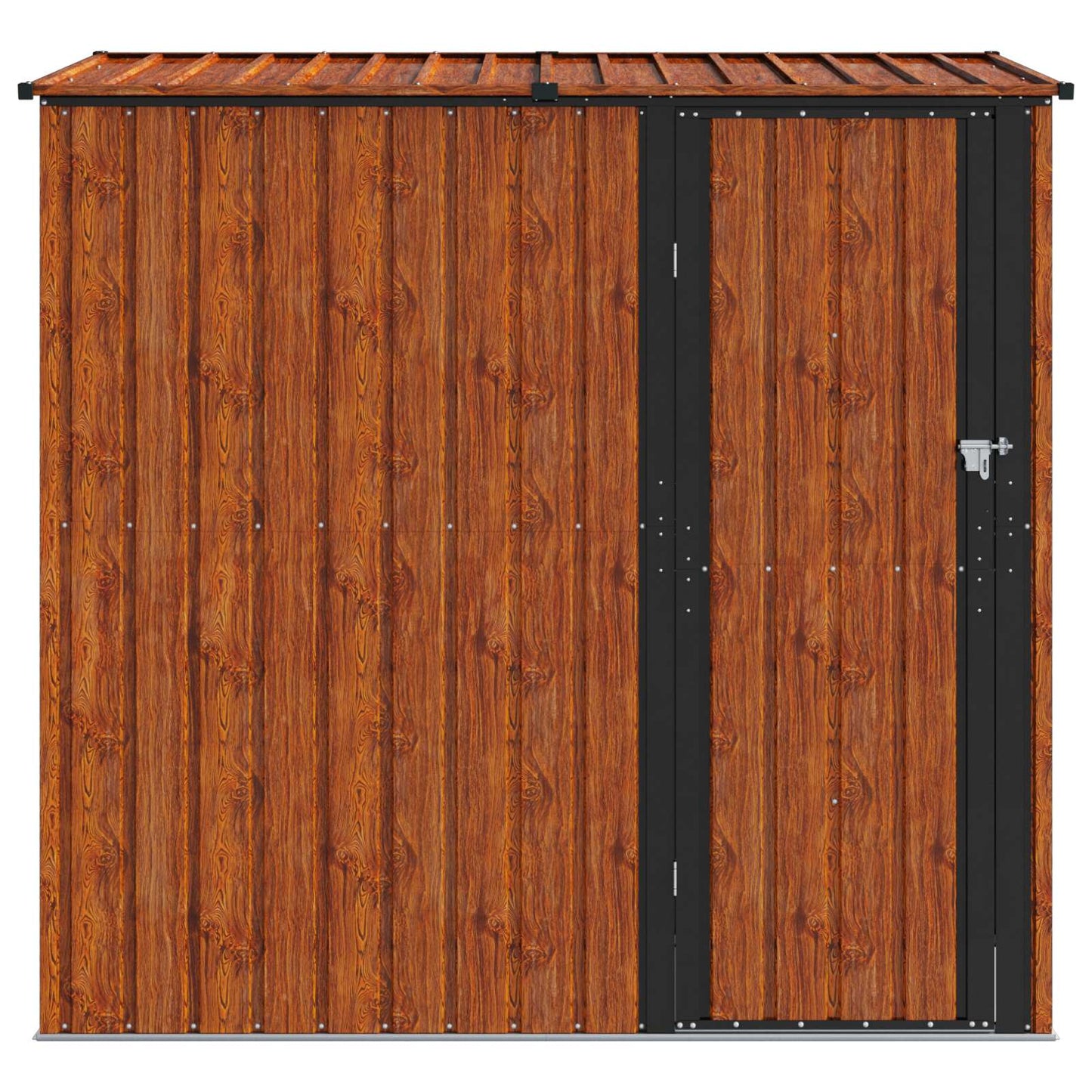 Hageskur Brun 203 x 85,5 x 200 cm Metall