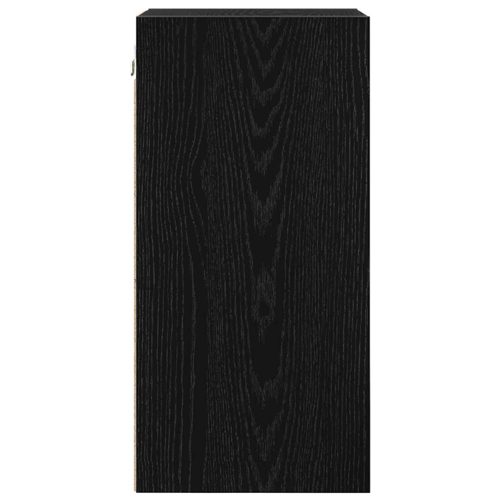 Hengende skap Svart eik 30 x 29,5 x 60 cm Konstruert tre