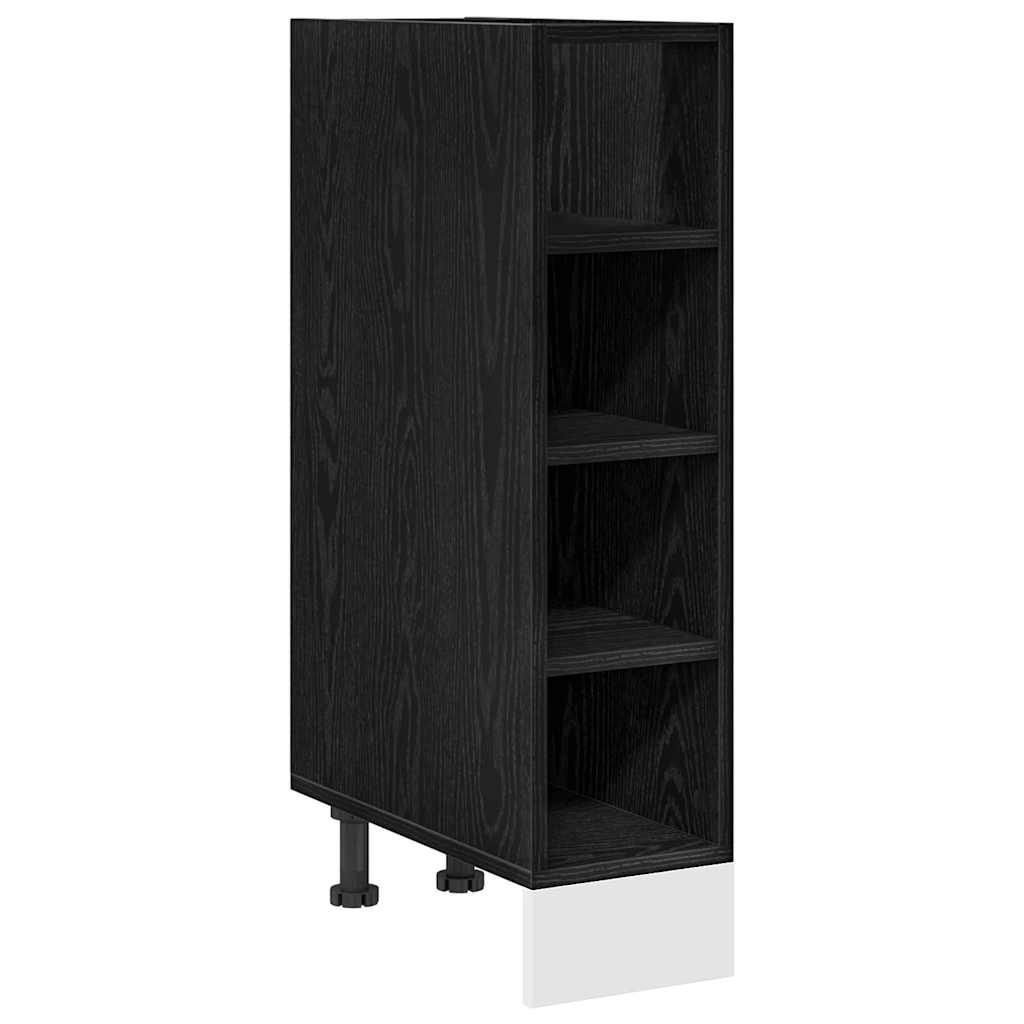 Kjøkken Underskaps Svart eik 20 x 44,5 x 81,5 cm Konstruert tre