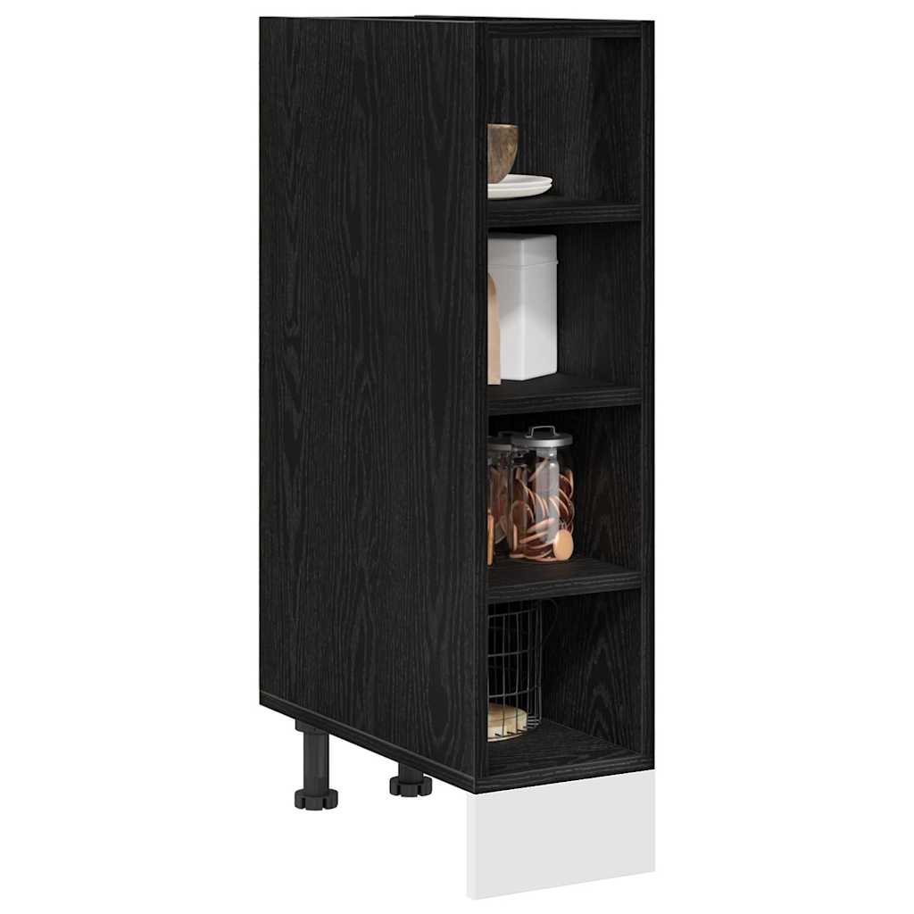 Kjøkken Underskaps Svart eik 20 x 44,5 x 81,5 cm Konstruert tre