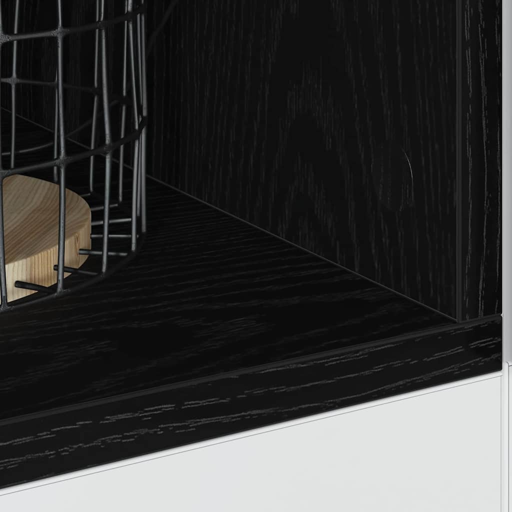 Kjøkken Underskaps Svart eik 30 x 44,5 x 81,5 cm Konstruert tre