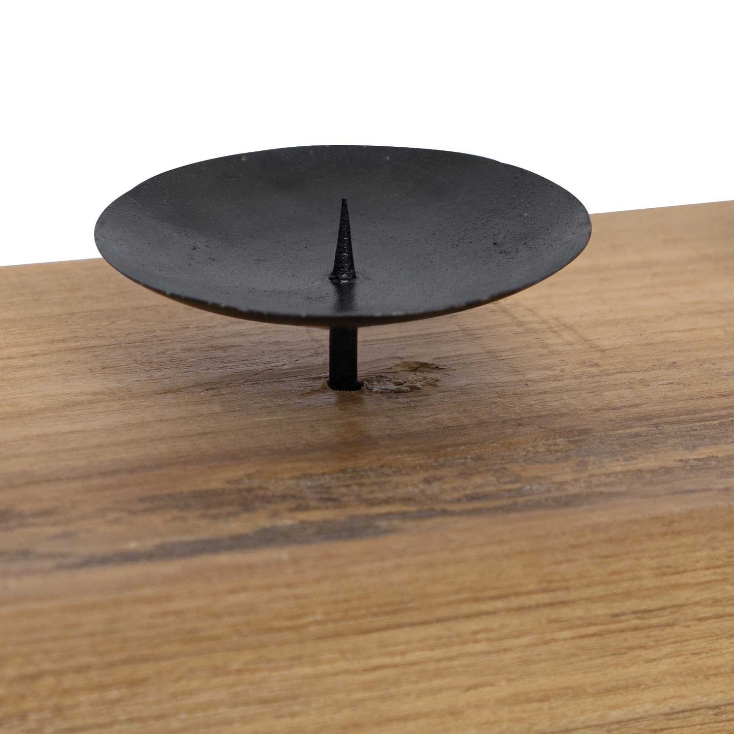 Lysestake Naturlig 50 x 15 x 10 cm Massivt teaktre