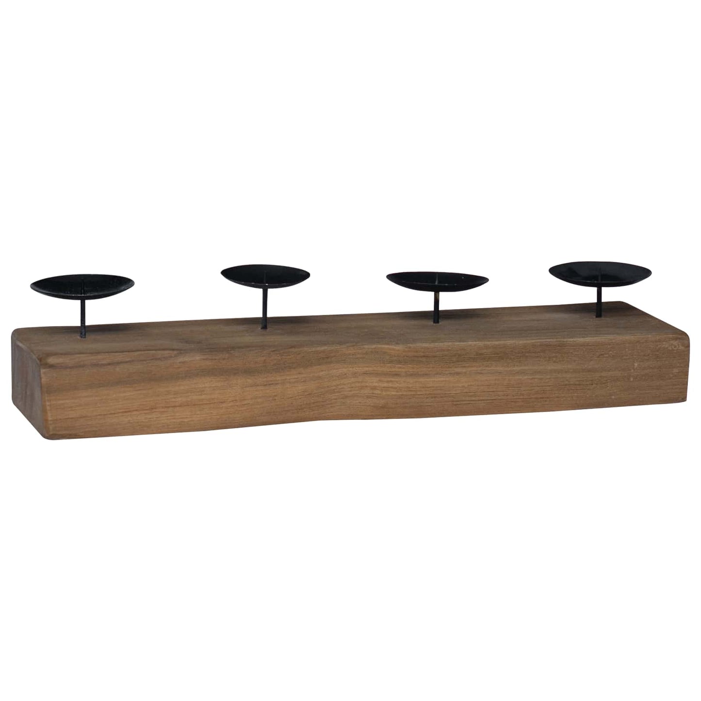 Lysestake Naturlig 50 x 15 x 10 cm Massivt teaktre
