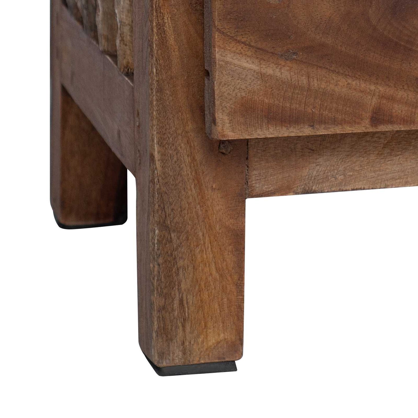 Nattbord med skuff Brun 30 x 30 x 47 cm Massiv Reclaim Tre