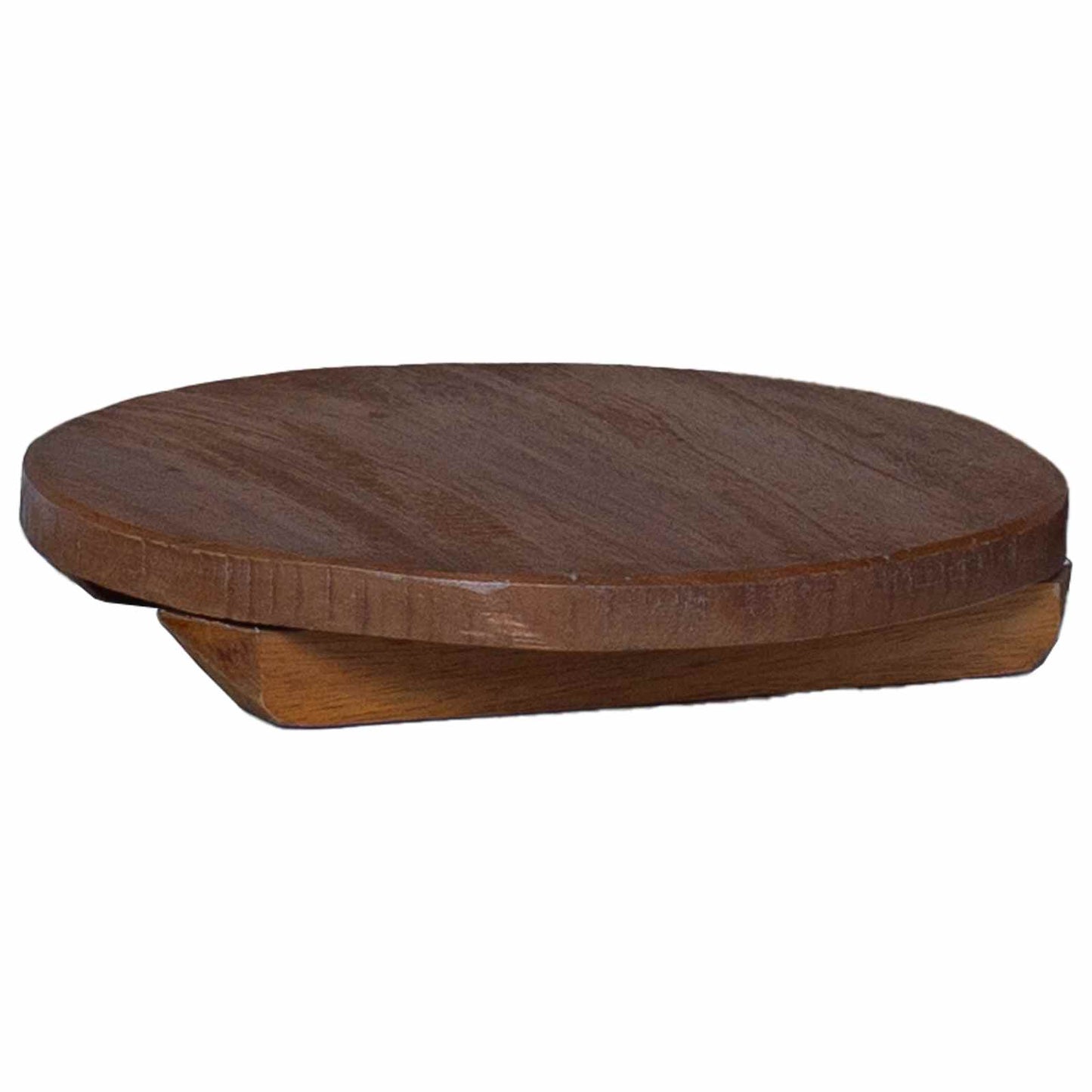Plantestol 3 stk. Naturlig 29 x 29 x 3,5 cm Mahogni Tre