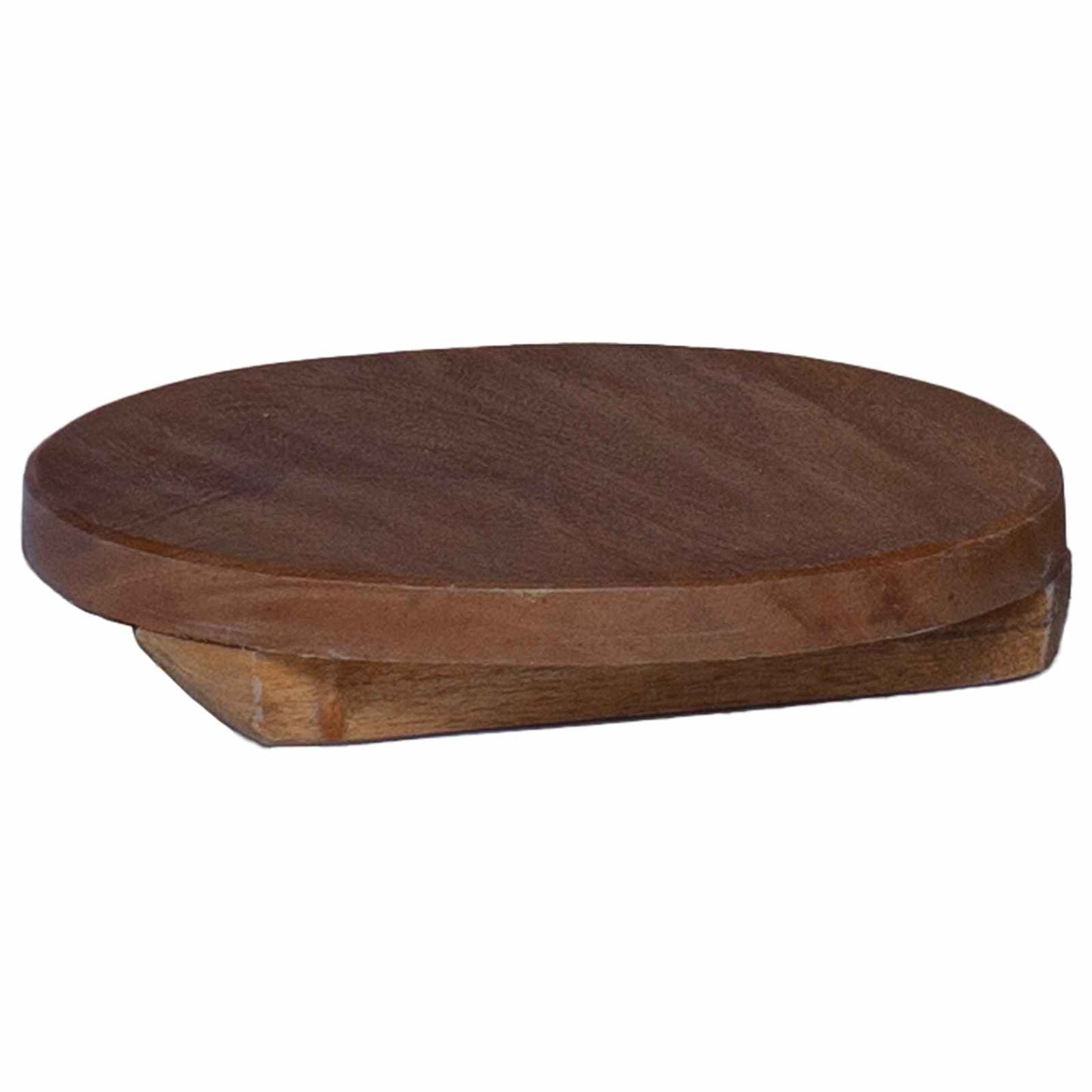 Plantestol 3 stk. Naturlig 29 x 29 x 3,5 cm Mahogni Tre