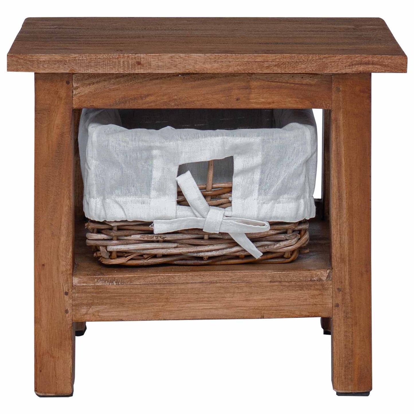 Sidetabell Brun 38 x 28 x 35 cm Massivt mahognitre