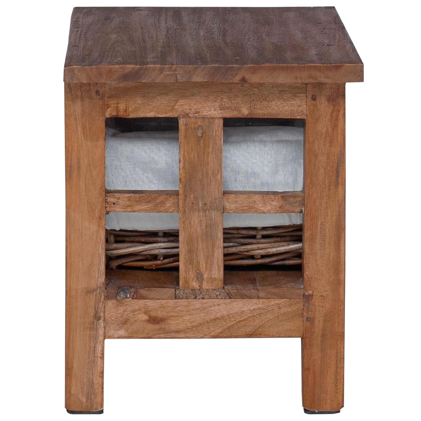 Sidetabell Brun 38 x 28 x 35 cm Massivt mahognitre