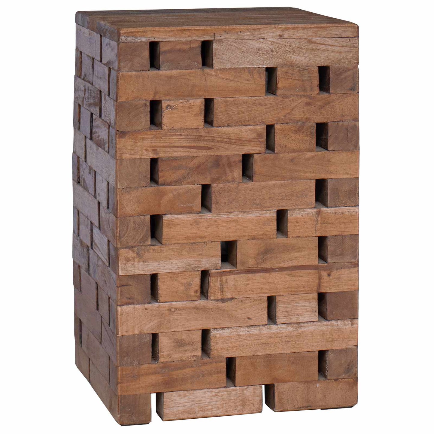 Håndverk Naturlig 29 x 29 x 48 cm Massivt gjenvunnet tre