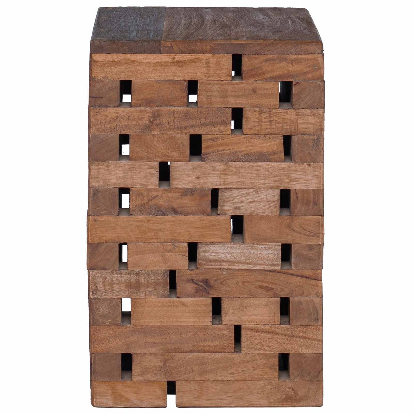 Håndverk Naturlig 29 x 29 x 48 cm Massivt gjenvunnet tre