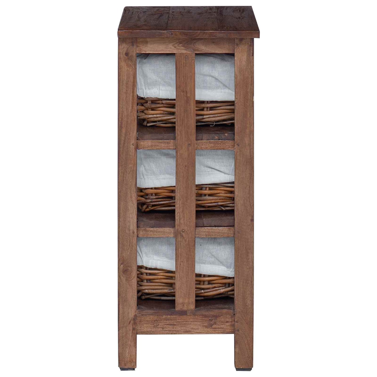 Sidetabell Brun 38 x 28 x 72 cm Massivt mahognitre