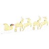 LED Reinsdyr 5 pcs Gull stoff