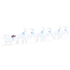 LED Reinsdyr 7 pcs Hvit stoff