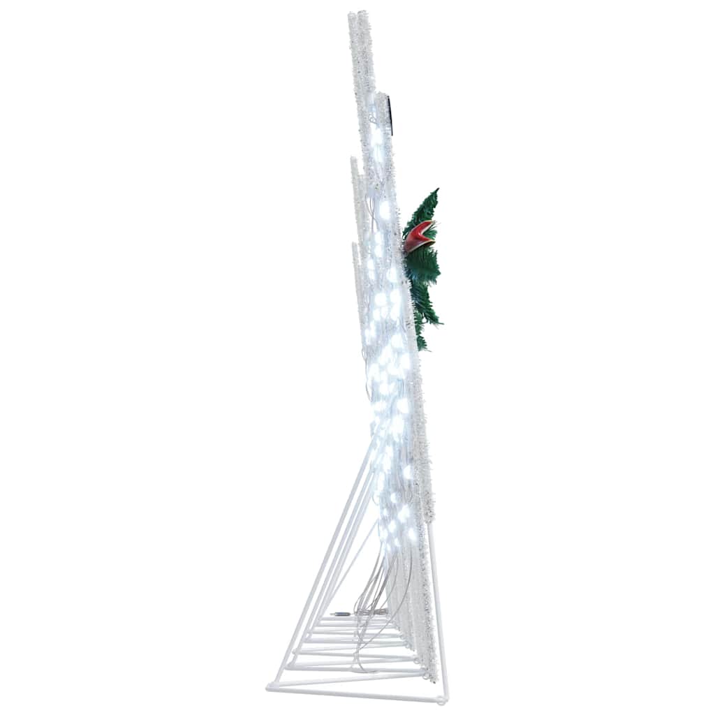 LED Reinsdyr 7 pcs Hvit stoff
