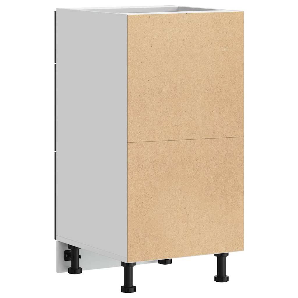 Kjøkken Underskaps Svart Eik 40 x 46 x 81,5 cm Konstruert tre